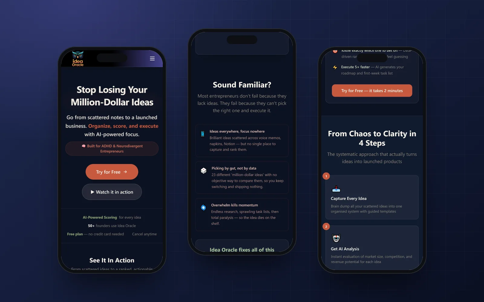 IdeaOracle on mobile