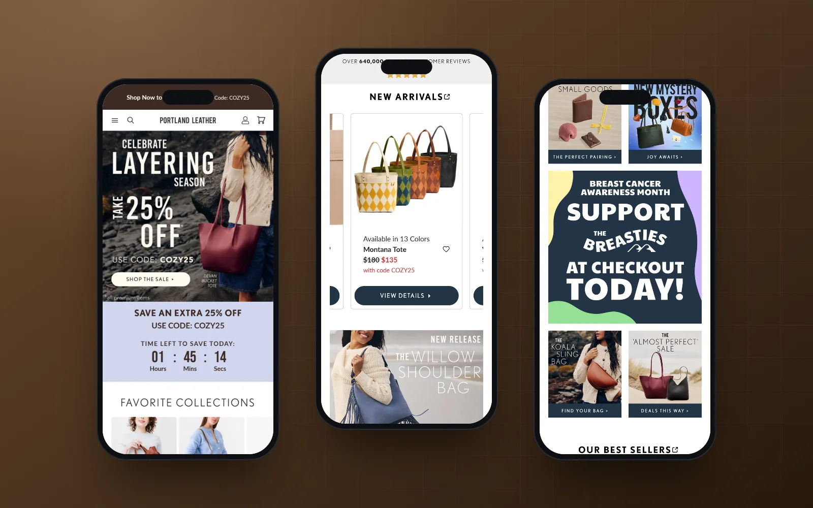 Portland Leather Goods on mobile