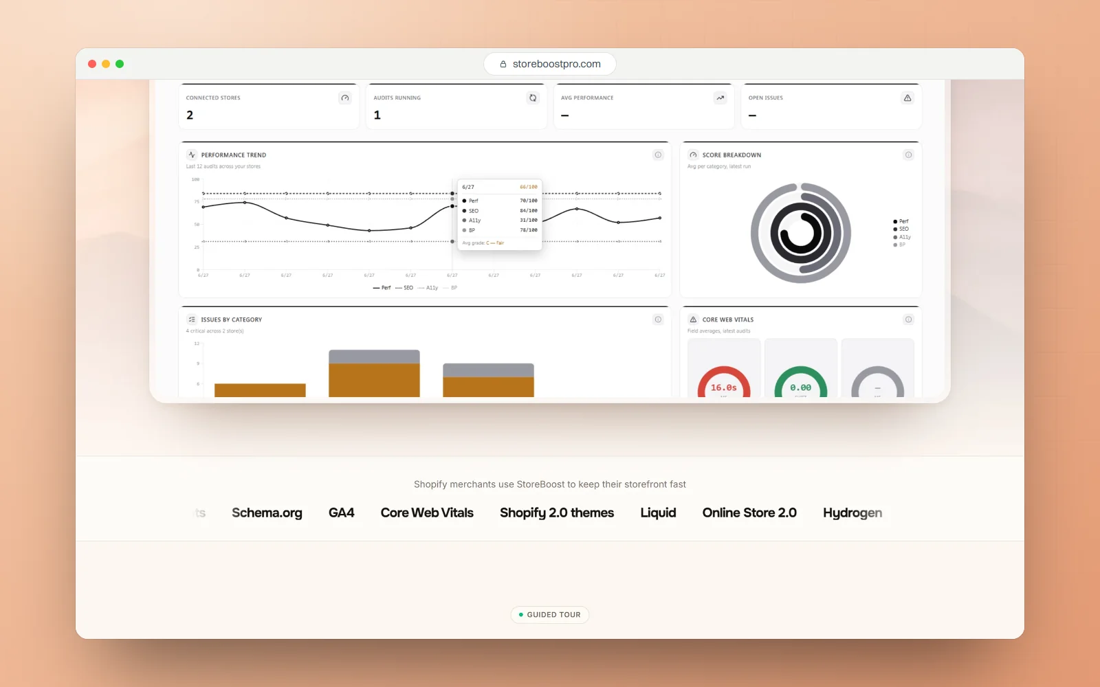 StoreBoost Pro, desktop screen 1