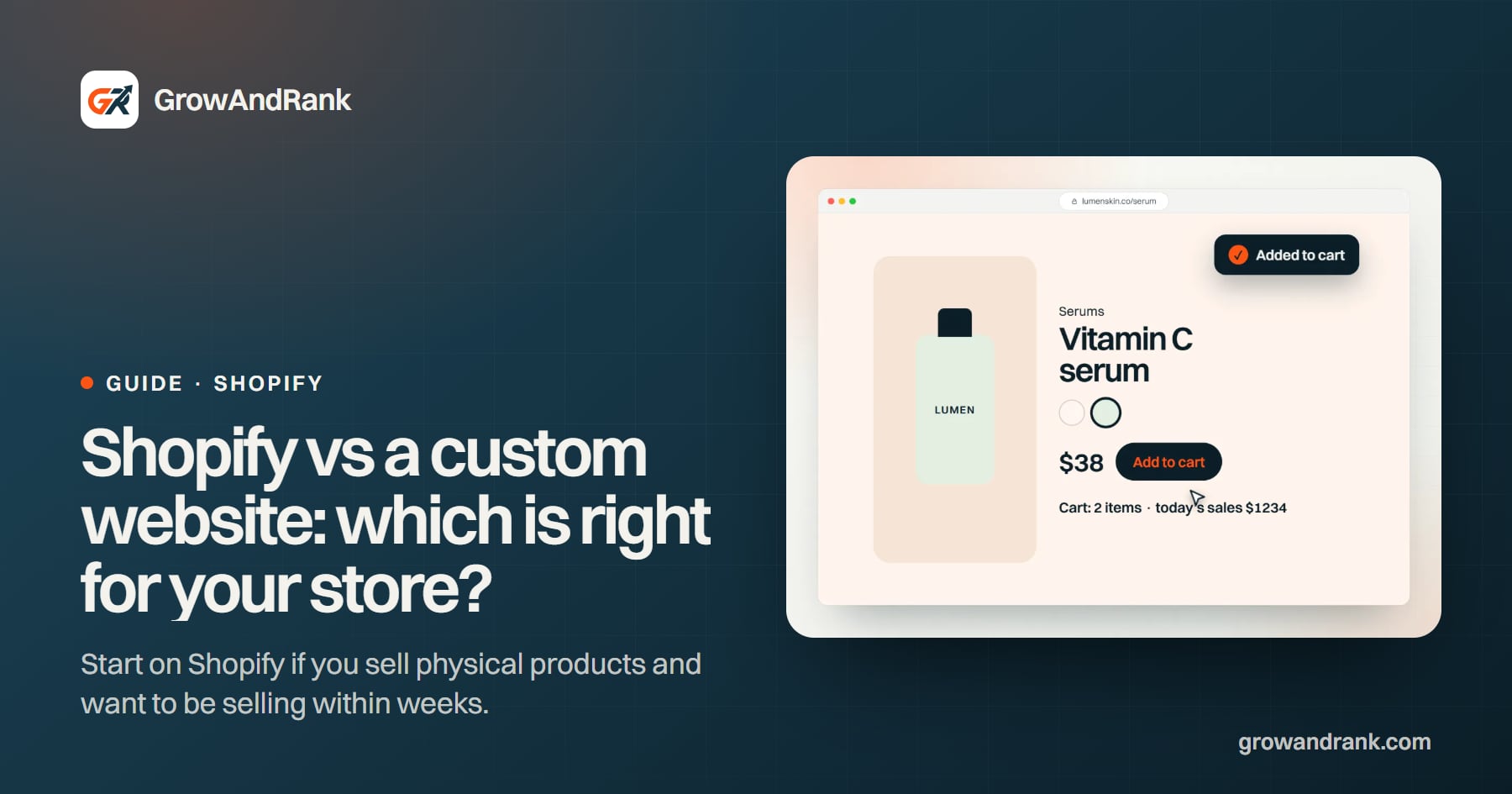 Shopify vs a custom website: which is right for your store?